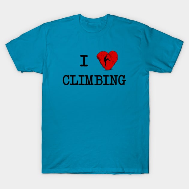 Climbing 2 T-Shirt by Bertoni_Lee